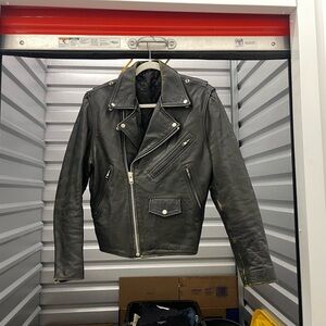 Genuine vintage leather jacket 36